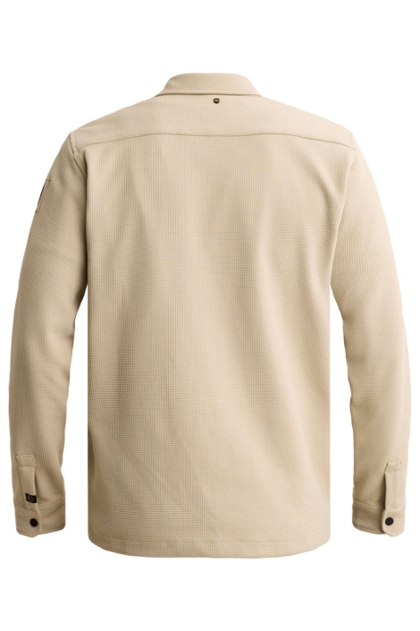 PME legend beige heren overhemd | Achteraanzicht