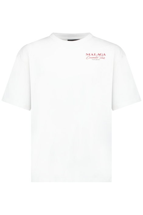 Cars witte heren t-shirt | Vooraanzicht
