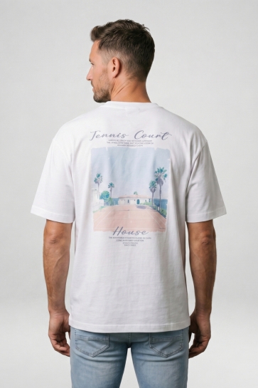 Cars T-shirt BENNETT TS BACKPRINT 68534 23 White