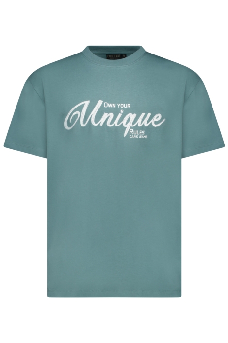 Cars groene heren t-shirt | Vooraanzicht