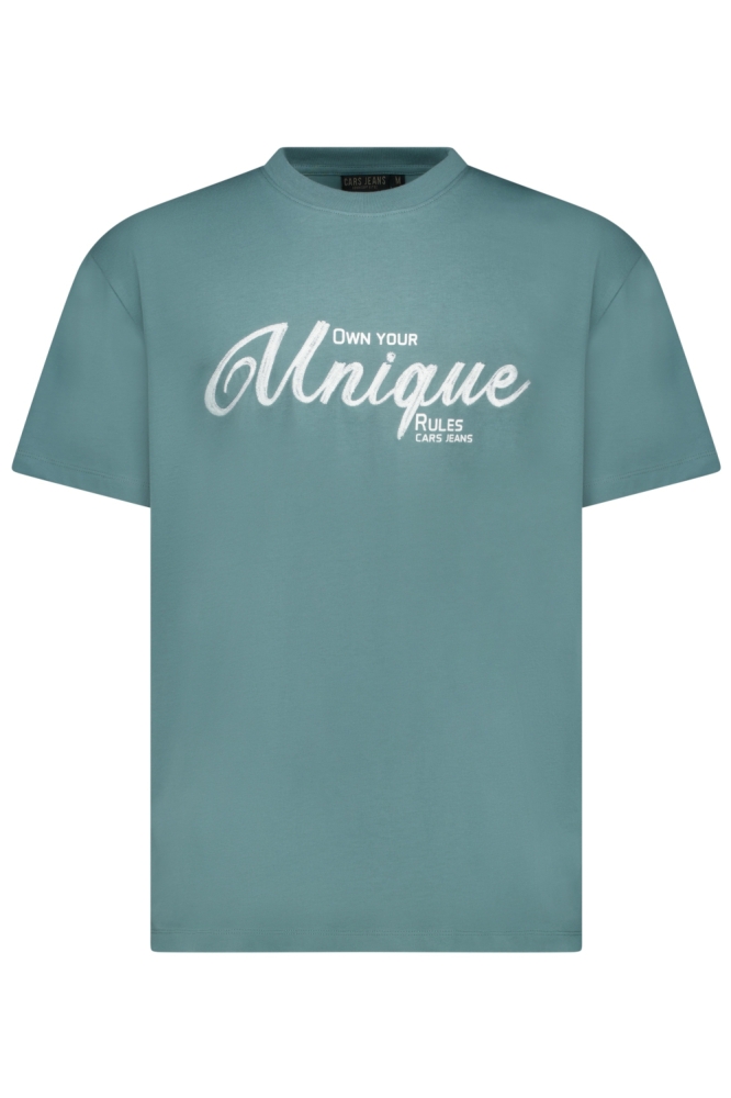 Cars groene heren t-shirt | Vooraanzicht