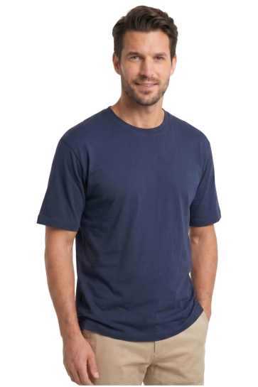 Alan Red 7129/2 venice o-neck one pack Blauw