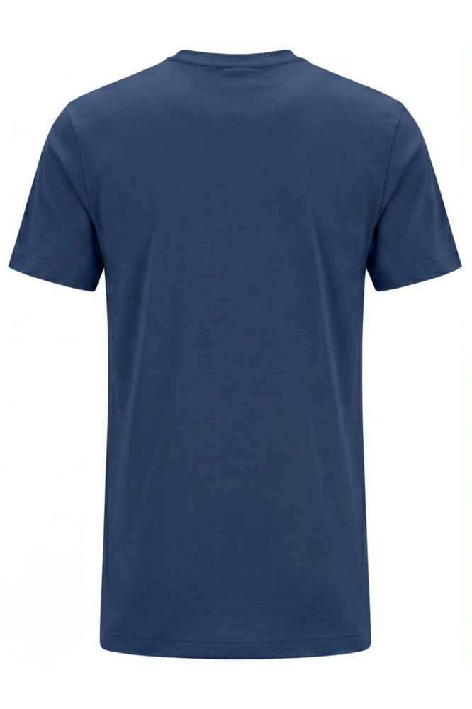 Alan Red blauwe heren t-shirt | Achteraanzicht