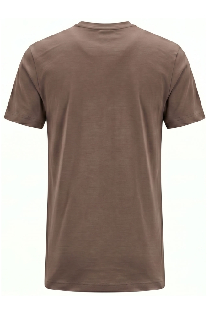 Alan Red bruine heren t-shirt | Achteraanzicht