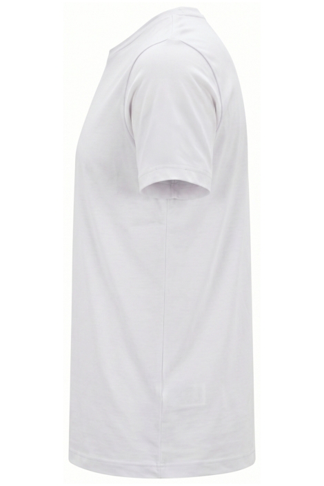 Alan Red witte heren t-shirt | Zijaanzicht
