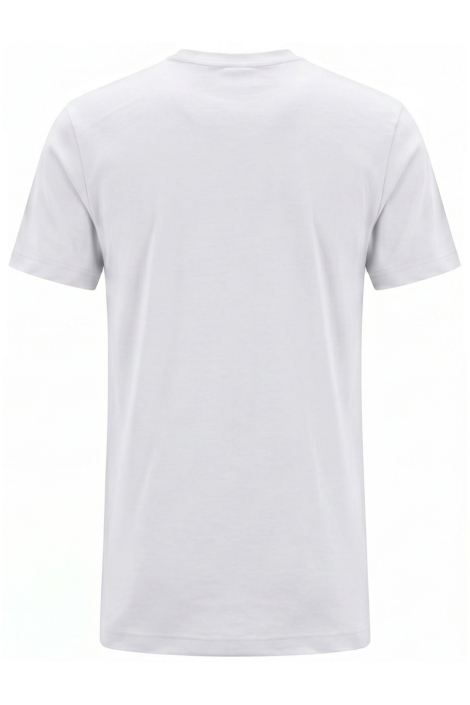 Alan Red witte heren t-shirt | Achteraanzicht