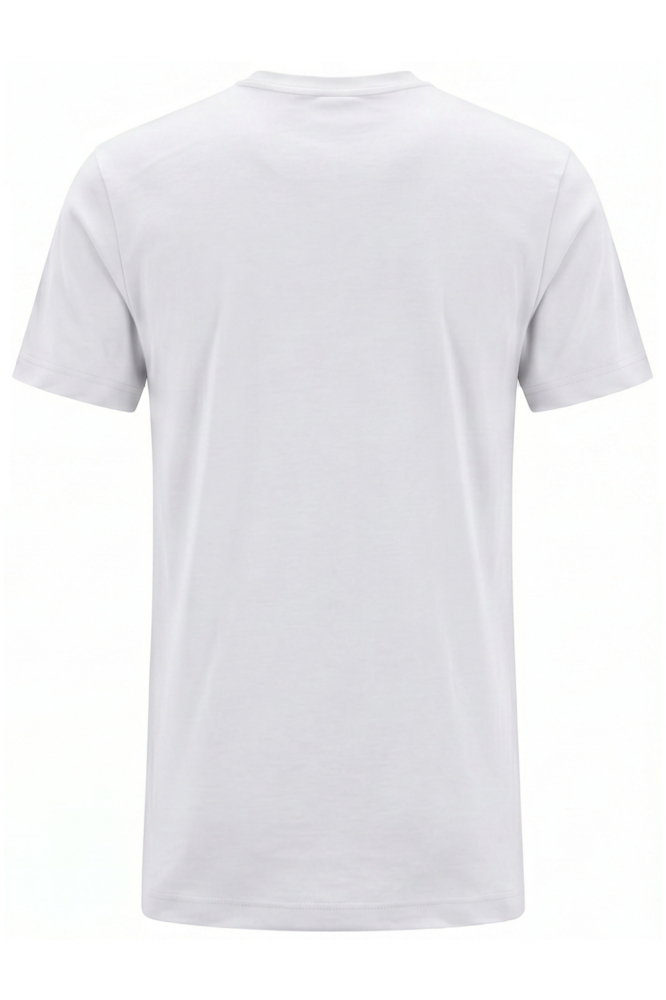 Alan Red witte heren t-shirt | Achteraanzicht