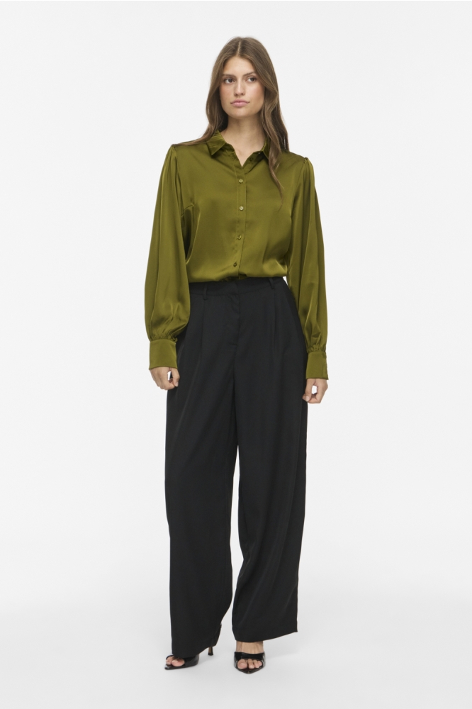 Vila groene dames blouse | Model