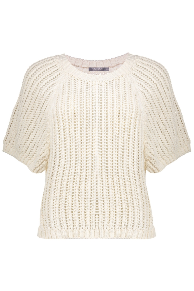 Geisha beige dames trui | Vooraanzicht
