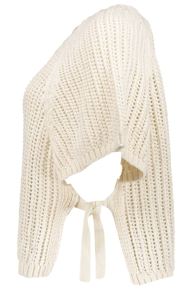 Geisha beige dames trui | Zijaanzicht