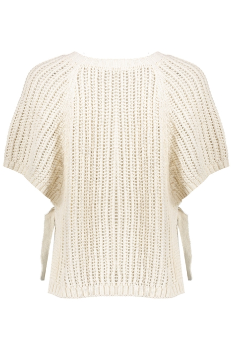 Geisha beige dames trui | Achteraanzicht