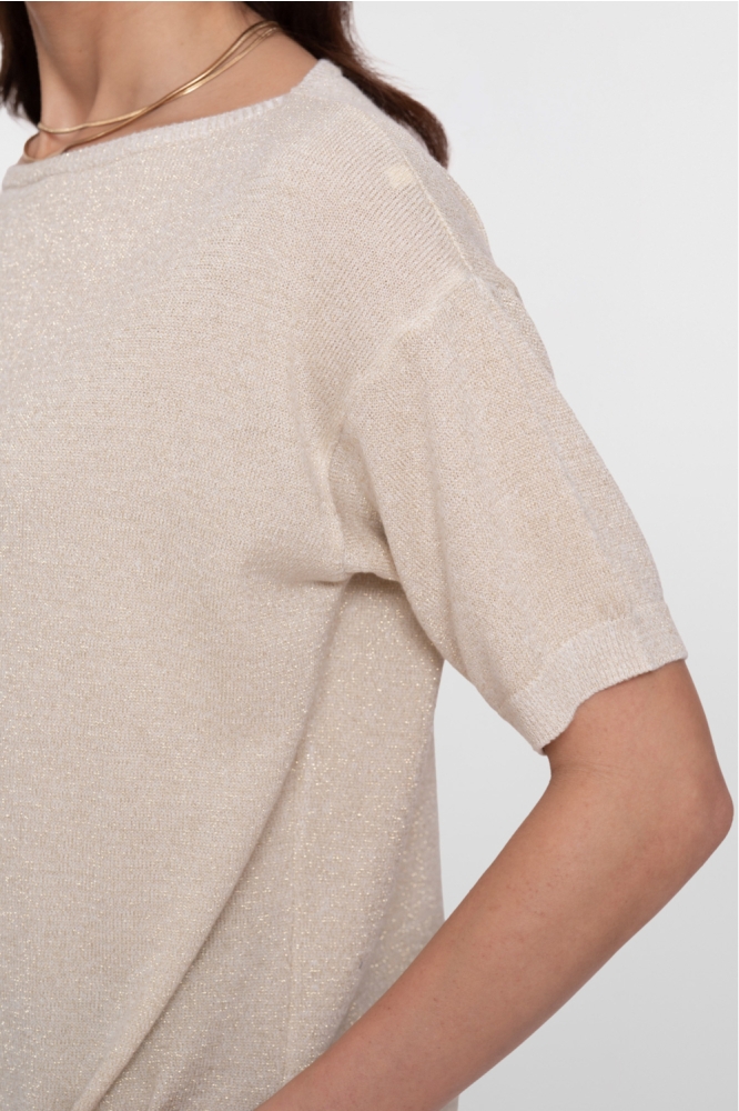 Geisha beige dames trui | Close up