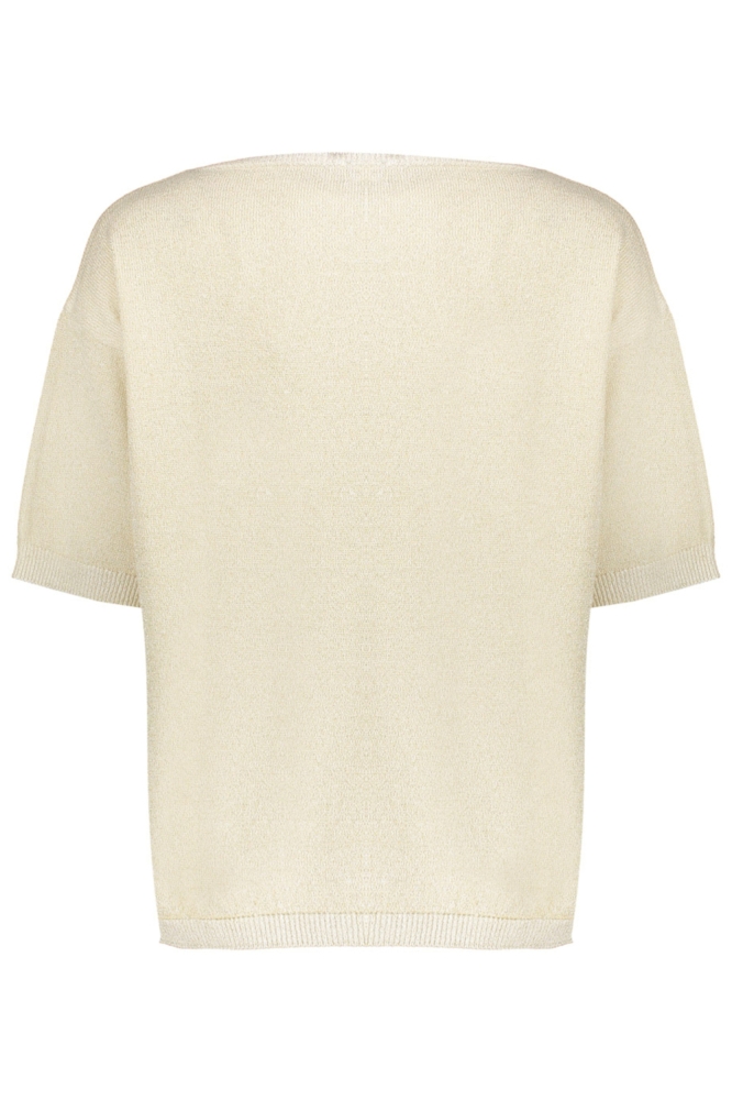 Geisha beige dames trui | Achteraanzicht