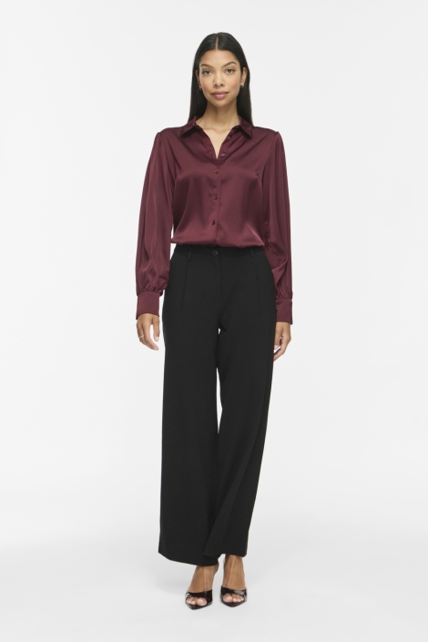 Vila bordeaux dames blouse | Model
