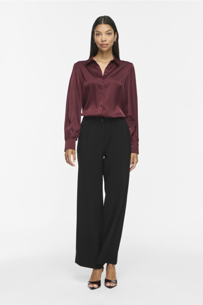 Vila bordeaux dames blouse | Model