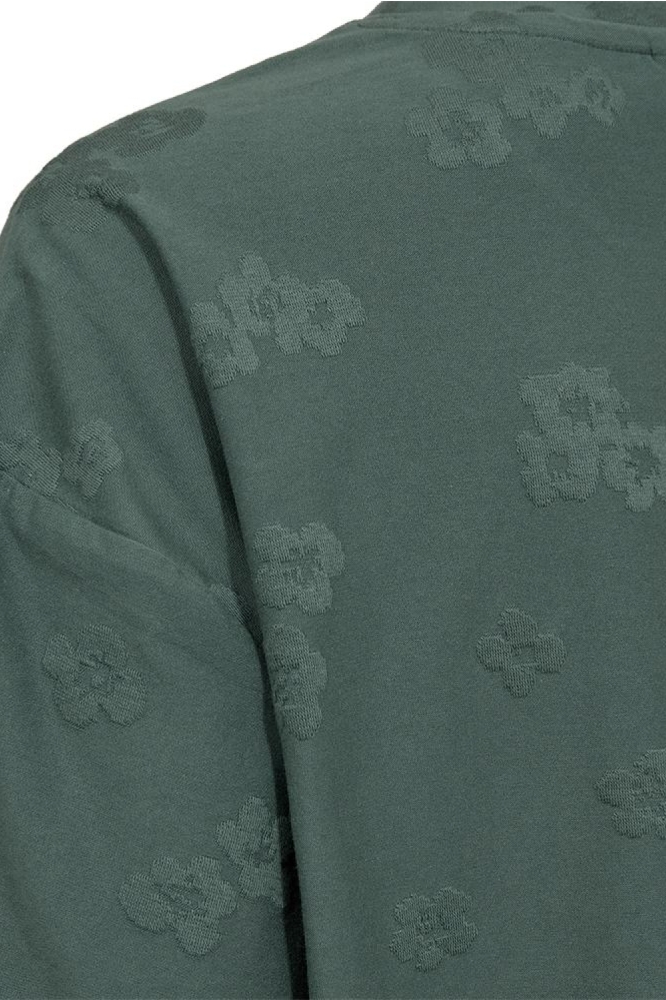 Freequent groene dames t-shirt | Close up