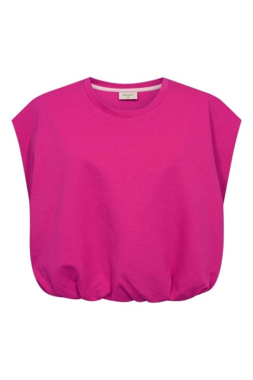 Freequent Top FQMALY TEE 208004 FUCHSIA PURPLE W. BALLERINA
