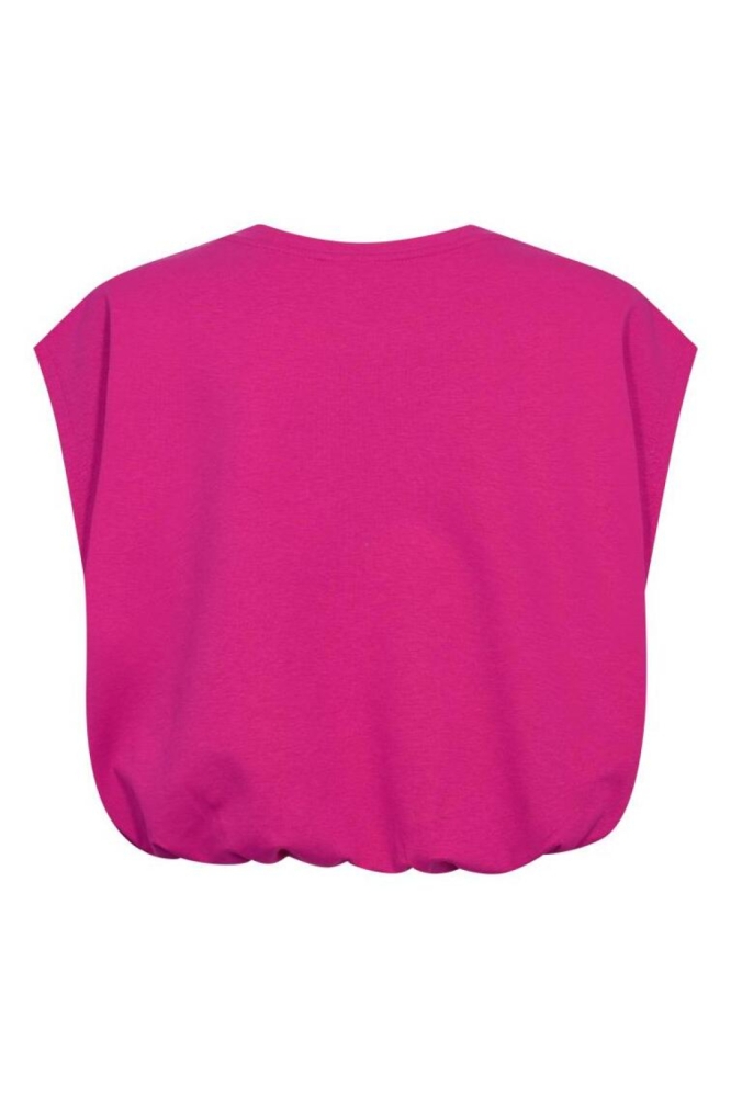 Freequent roze dames top | Achteraanzicht