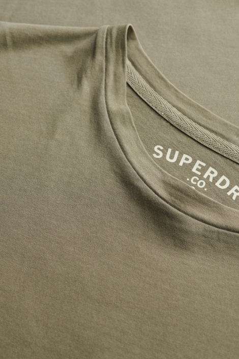 Superdry groene heren t-shirt | Kleurstaal