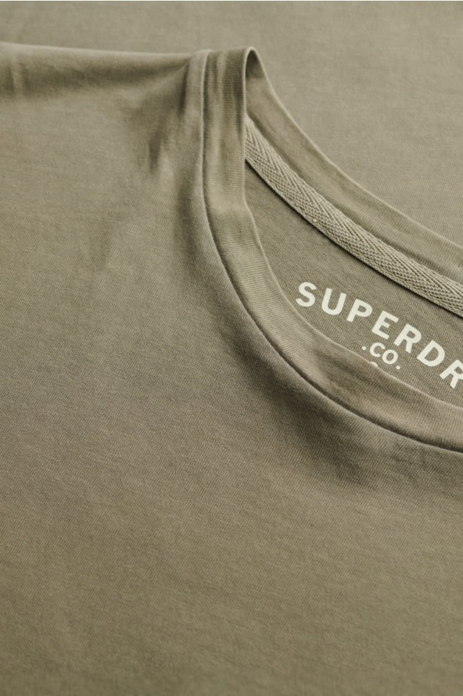 Superdry groene heren t-shirt | Kleurstaal