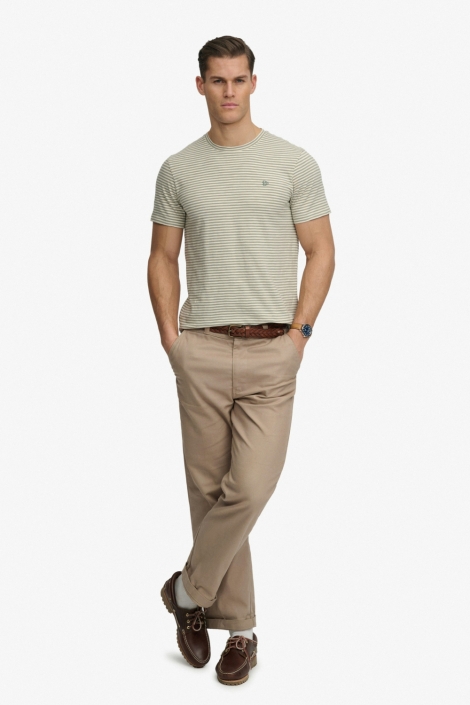 Superdry beige heren t-shirt | Model