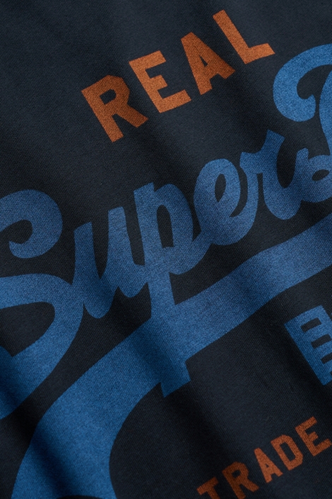 Superdry blauwe heren t-shirt | Kleurstaal
