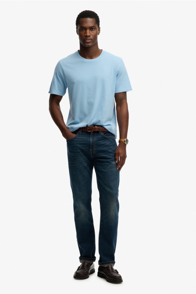 Superdry blauwe heren t-shirt | Model