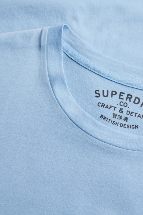 Superdry blauwe heren t-shirt | Kleurstaal