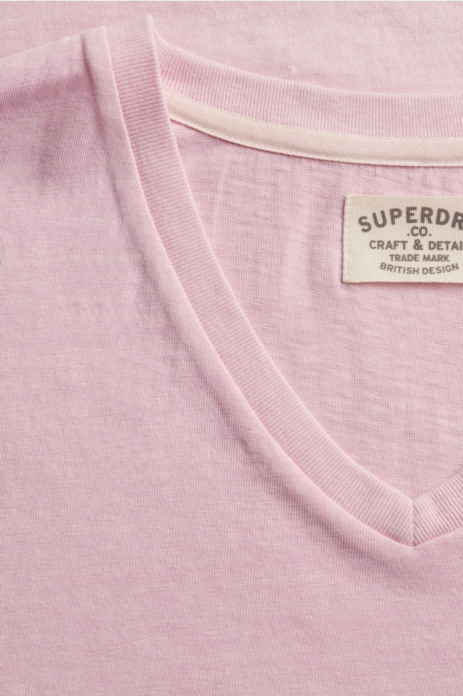 Superdry roze heren t-shirt | Kleurstaal