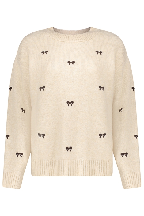 Geisha beige dames trui | Vooraanzicht