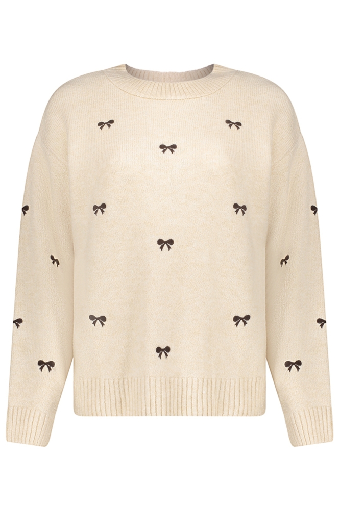 Geisha beige dames trui | Vooraanzicht