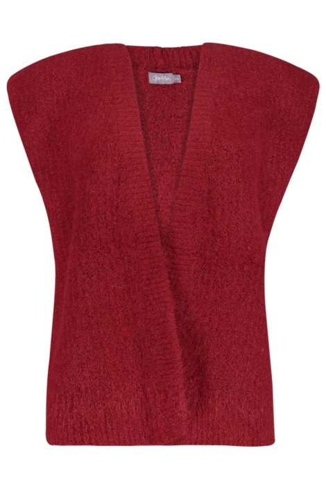 Geisha rode dames gilet | Vooraanzicht
