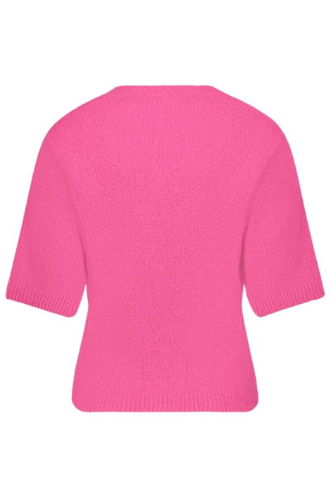 Geisha roze dames trui | Achteraanzicht