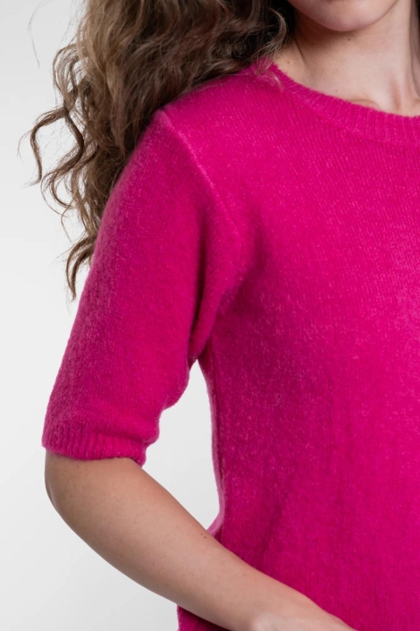Geisha roze dames trui | Close up