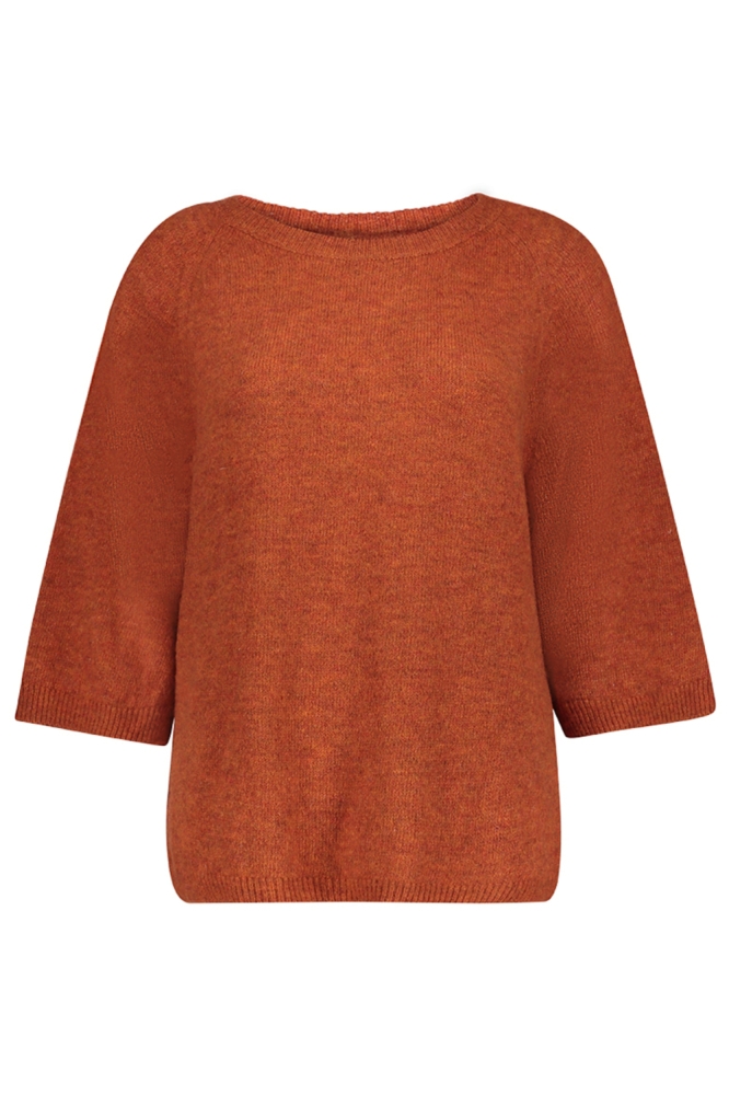 Geisha oranje dames trui | Vooraanzicht