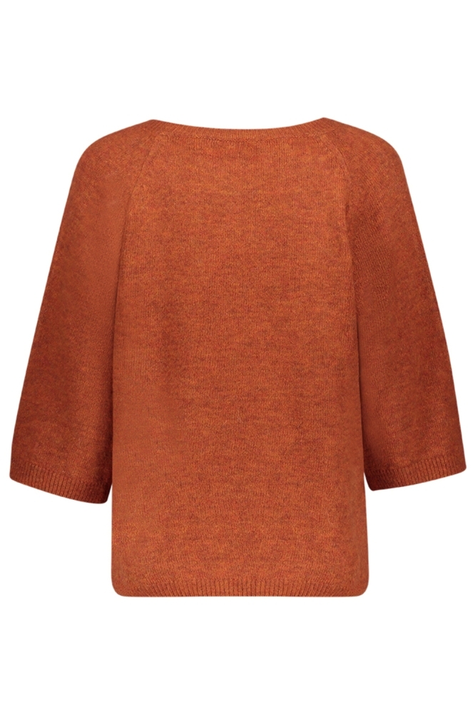 Geisha oranje dames trui | Achteraanzicht