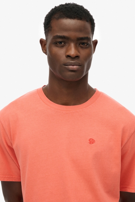 Superdry paarse heren t-shirt | Close up