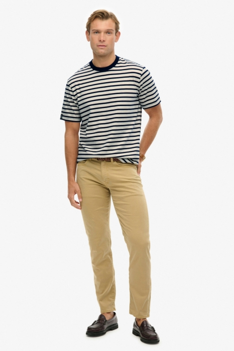 Superdry witte heren t-shirt | Model