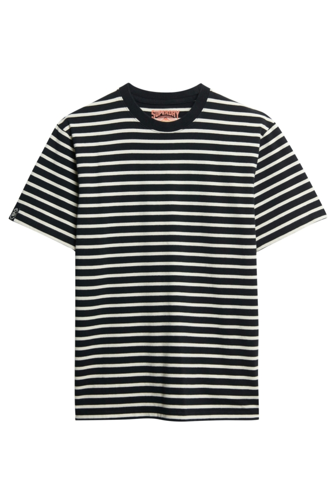 Superdry zwarte heren t-shirt | Vooraanzicht