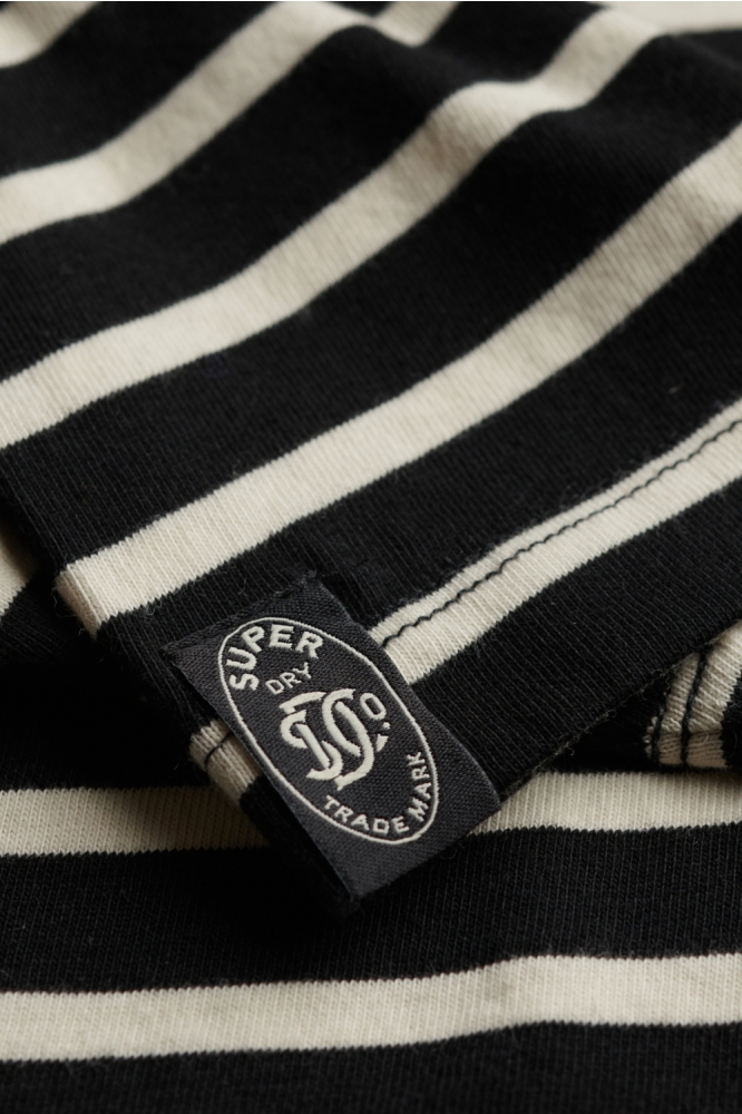 Superdry zwarte heren t-shirt | Kleurstaal