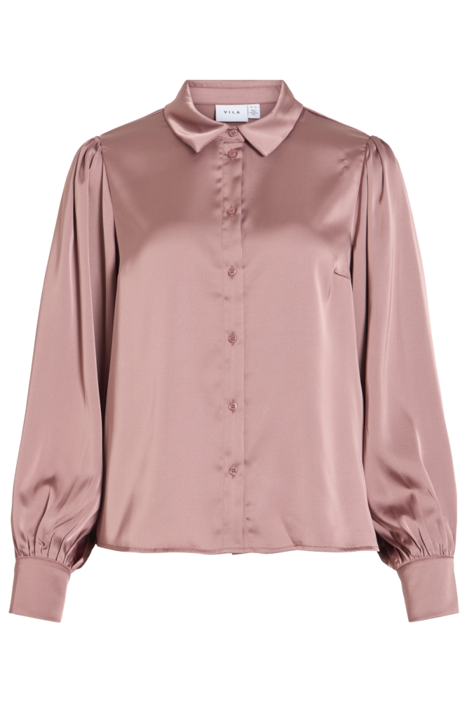 Vila roze dames blouse | Vooraanzicht