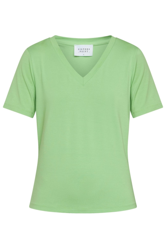 SisterS point groene dames t-shirt | Vooraanzicht