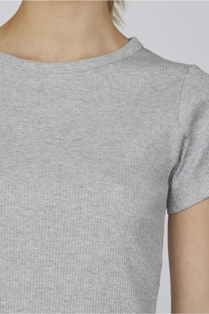 SisterS point grijze dames t-shirt | Close up