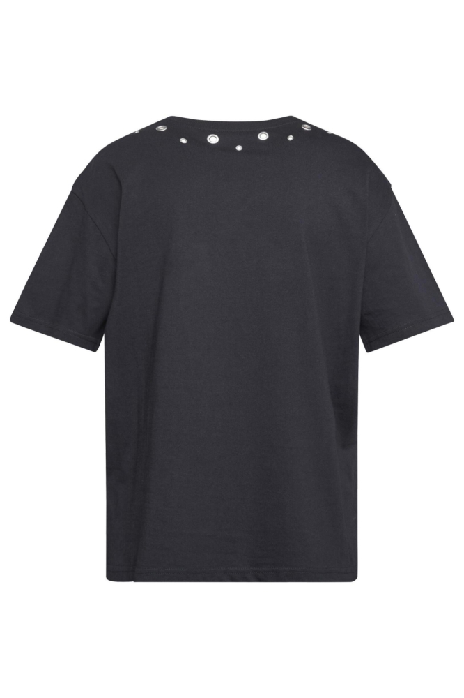 SisterS point zwarte dames t-shirt | Achteraanzicht