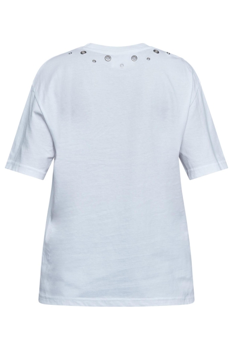 SisterS point witte dames t-shirt | Achteraanzicht