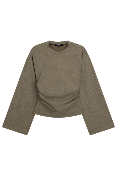 Refined Department groene dames t-shirt | Vooraanzicht