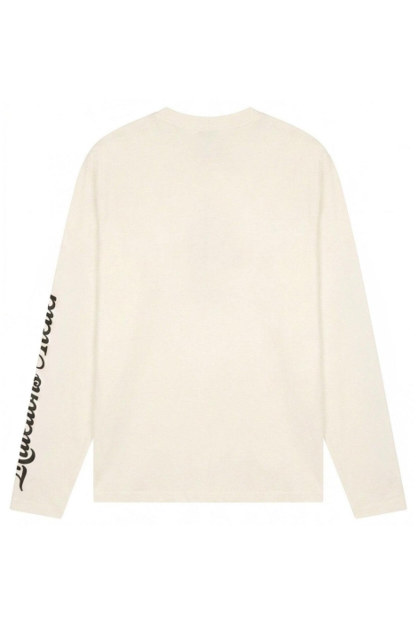Malelions beige heren t-shirt | Achteraanzicht