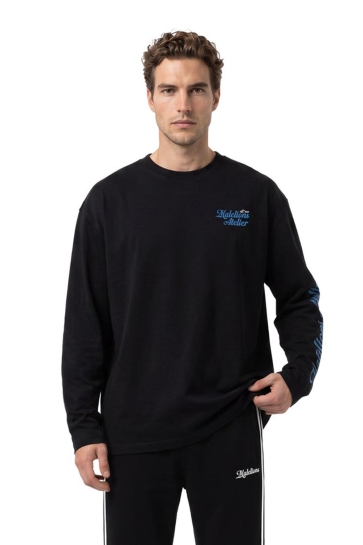 Malelions T-shirt LONGSLEEVE T SHIRT MMA50026037 BLACK