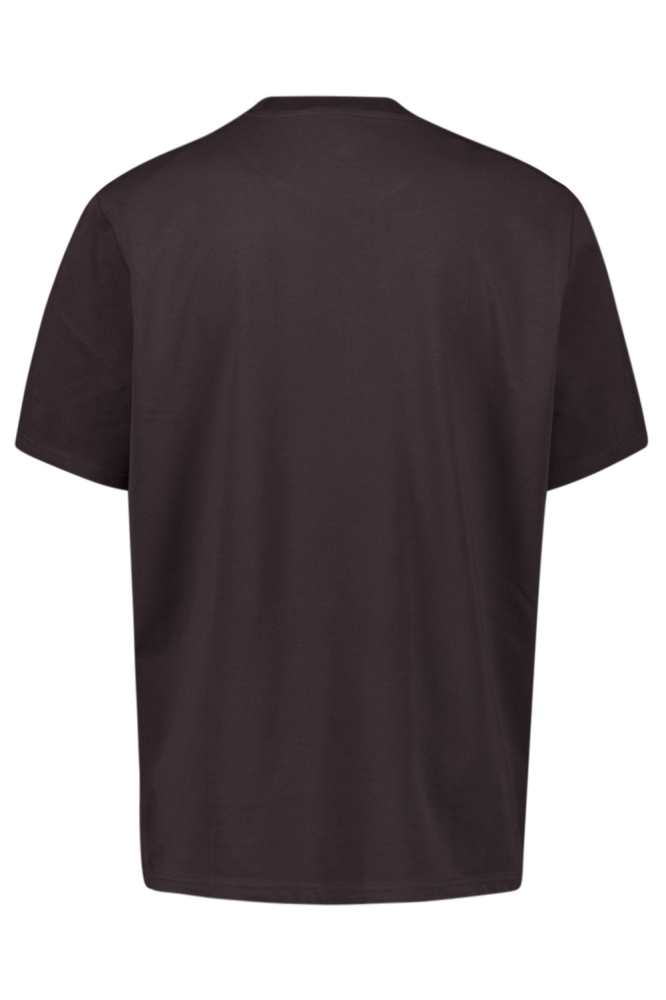 NO-EXCESS bruine heren t-shirt | Achteraanzicht