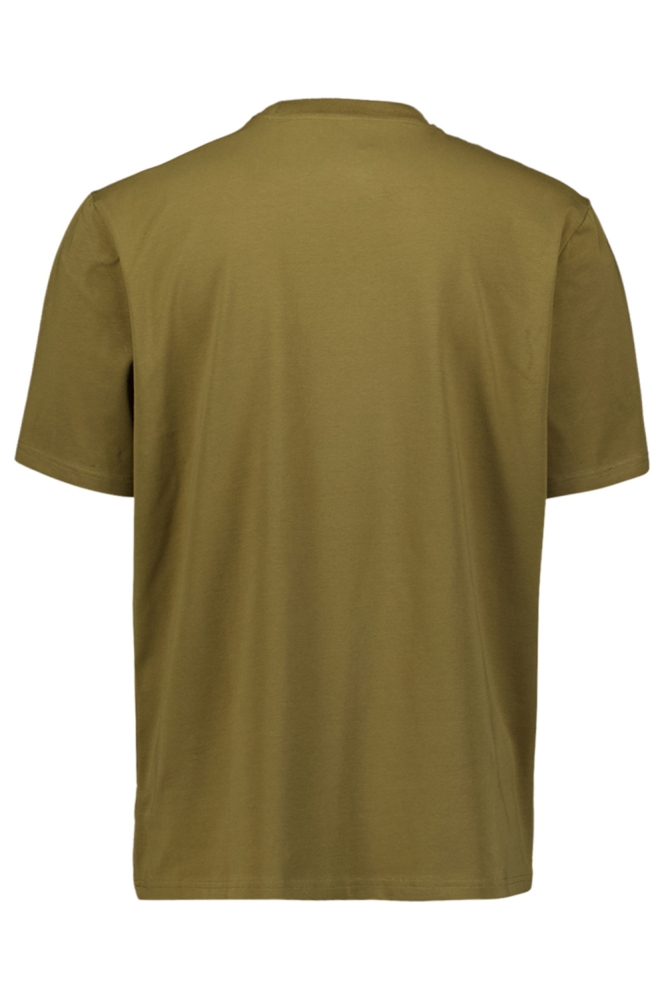 NO-EXCESS groene heren t-shirt | Achteraanzicht